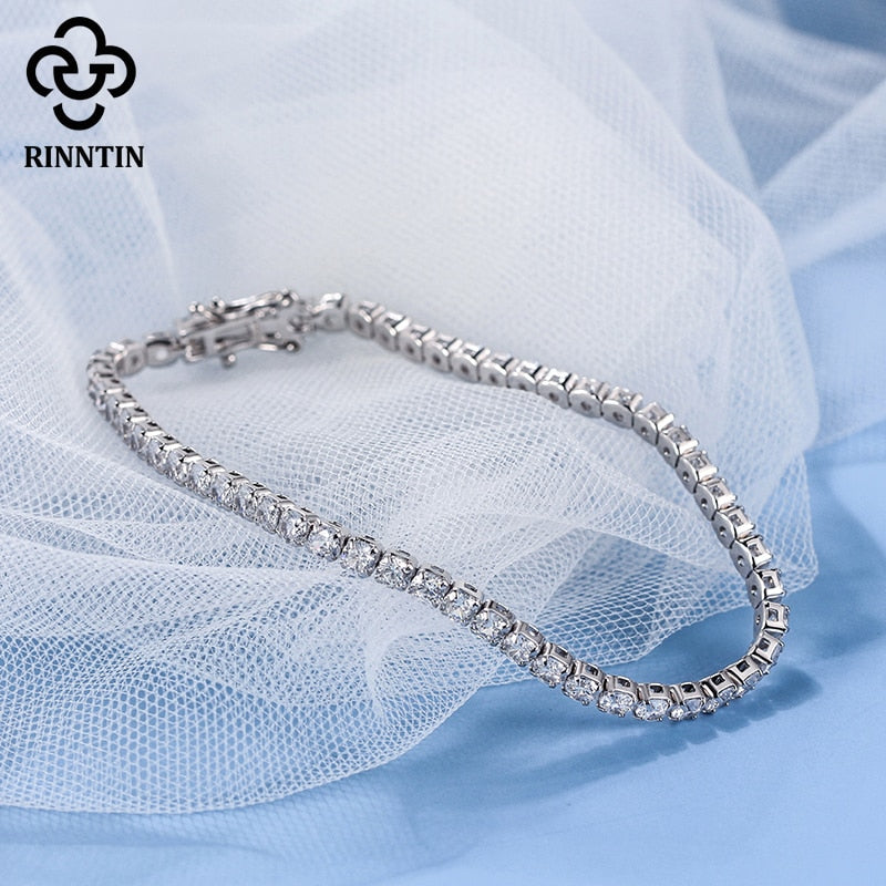 צמיד זרקונים קלאסי אנגל