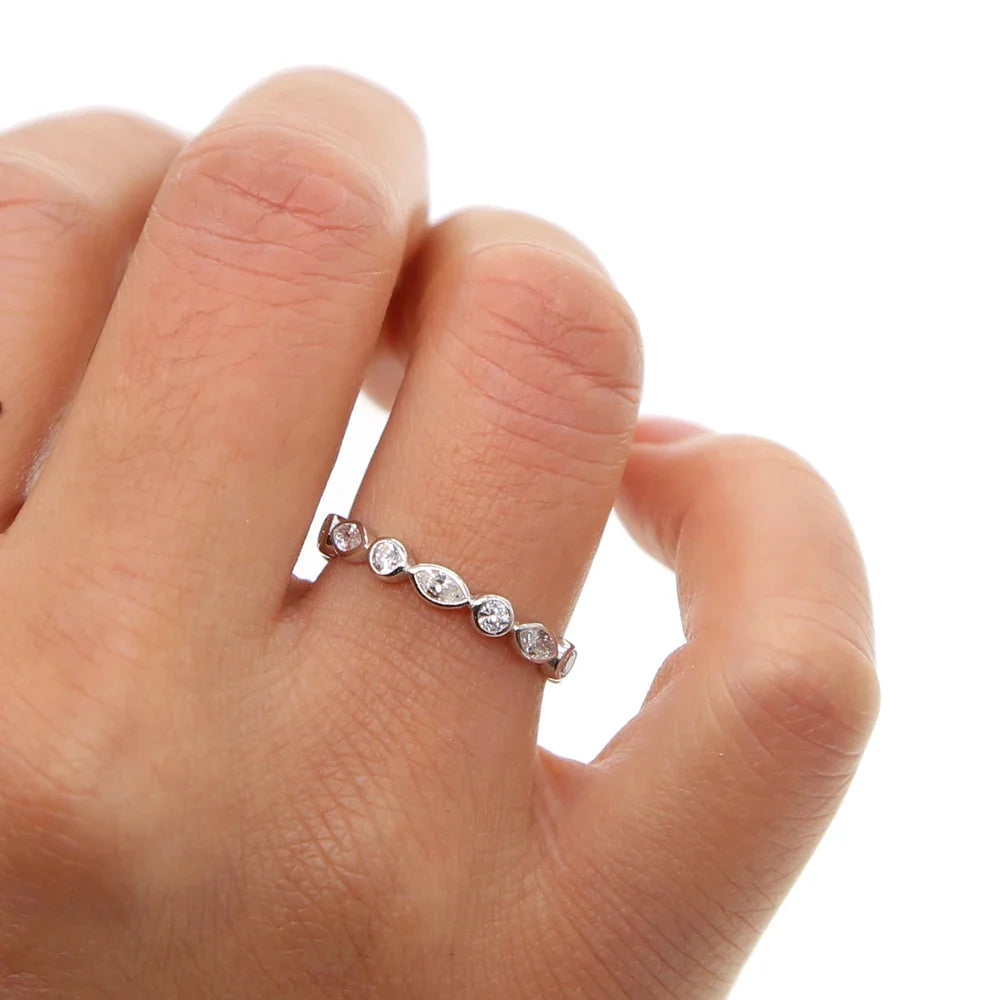 טבעת כסף- עיניים