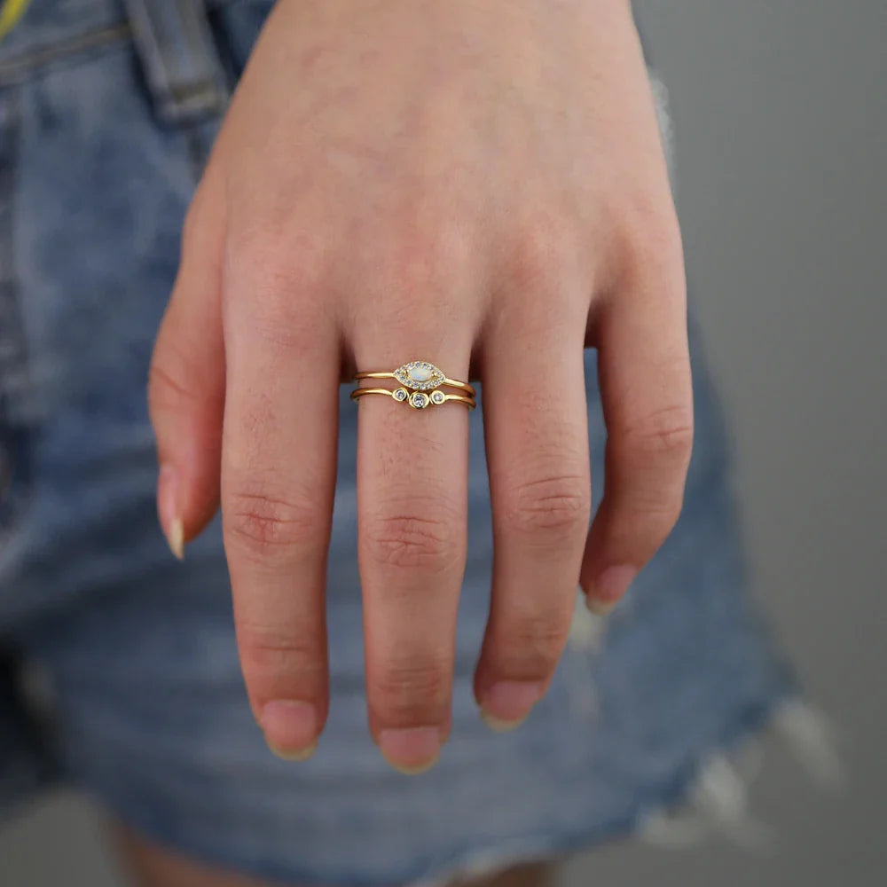 טבעת אבני חן