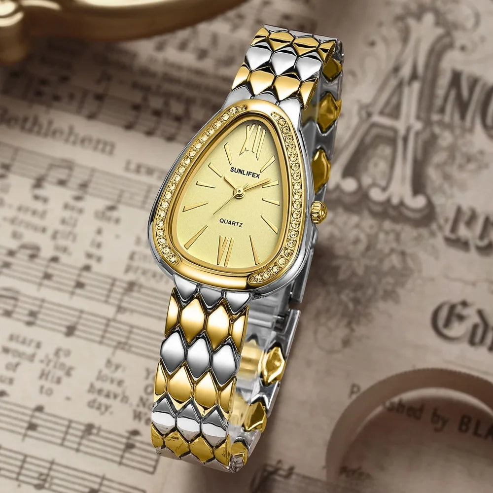 שעון אובלי כסף