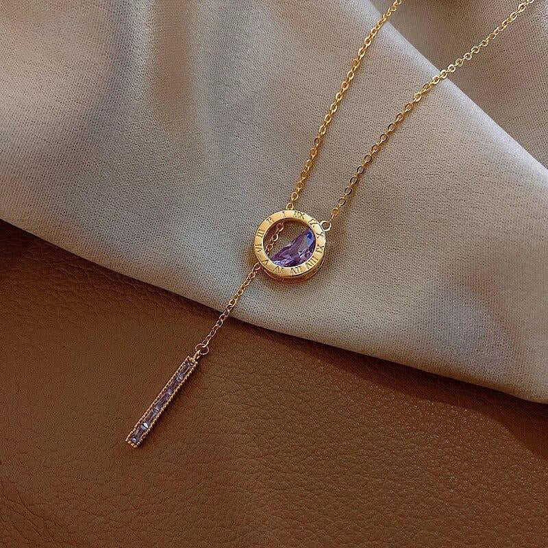 שרשרת קריסטל אלגנטית- אורורה