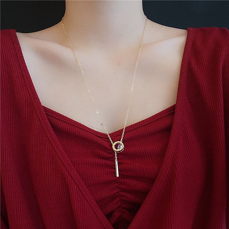 שרשרת קריסטל אלגנטית- אורורה