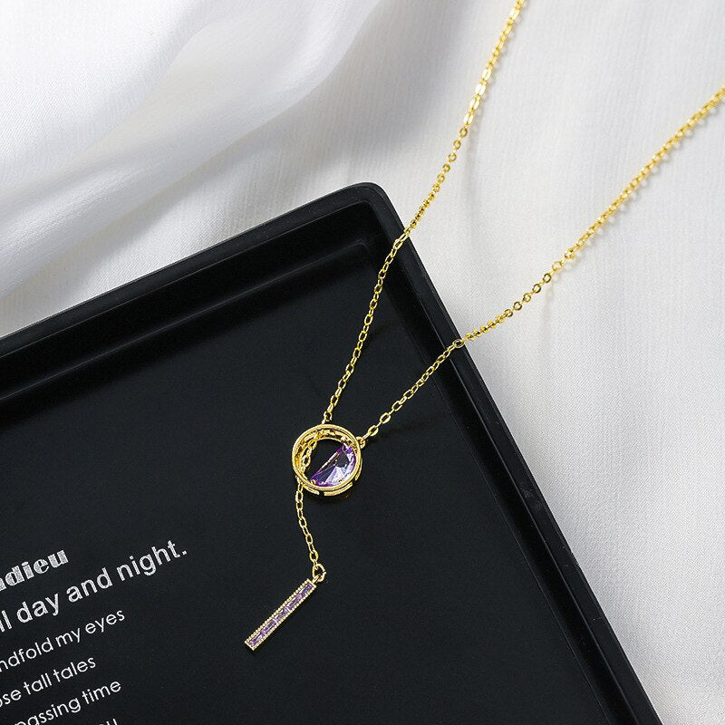 שרשרת קריסטל אלגנטית- אורורה