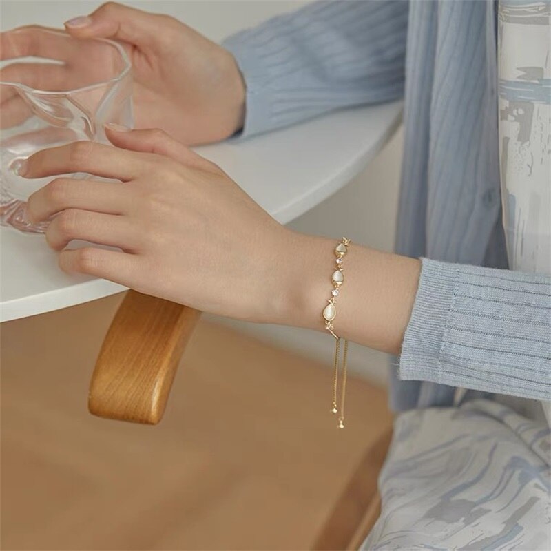 צמיד זירקון אופל